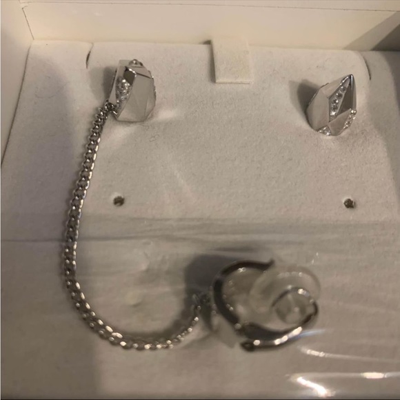 NEW Swarovski Atelier Earrings by Jean Paul Gaultier Designer Crystal Statement - Picture 3 of 8